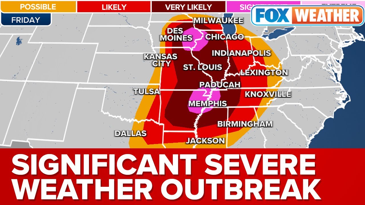 Widespread, Potential Significant Severe Weather Outbreak Looms For ...