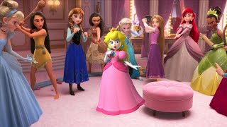 If Princess Peach Meets Disney Princesses