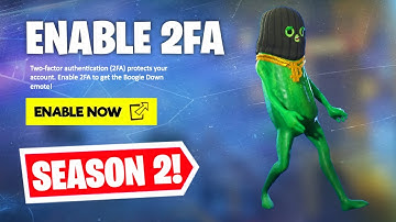 HOW TO ENABLE 2FA ON FORTNITE! (Chapter 6 Season 2)