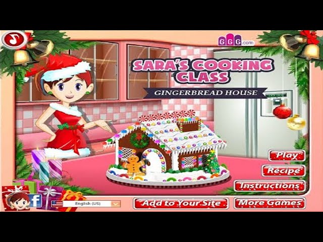 Gingerbread House Sara Cooking Class - Baby Game - Gameforbaby