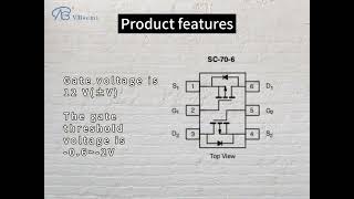 FDG6316P-VB, an SC70-6 packaged 2 P-channel MOS tube application field explanation