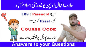 How to Rest LMS Password | Course code not show on my LMS portal | AIOU Spring 2022 | AIOU MS Teams