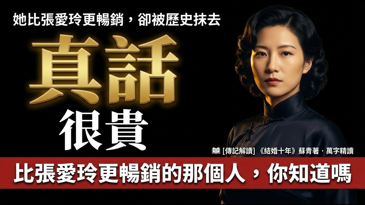 張愛玲說，那個年代只有一個人值得和她並排提 | 蘇青的一生