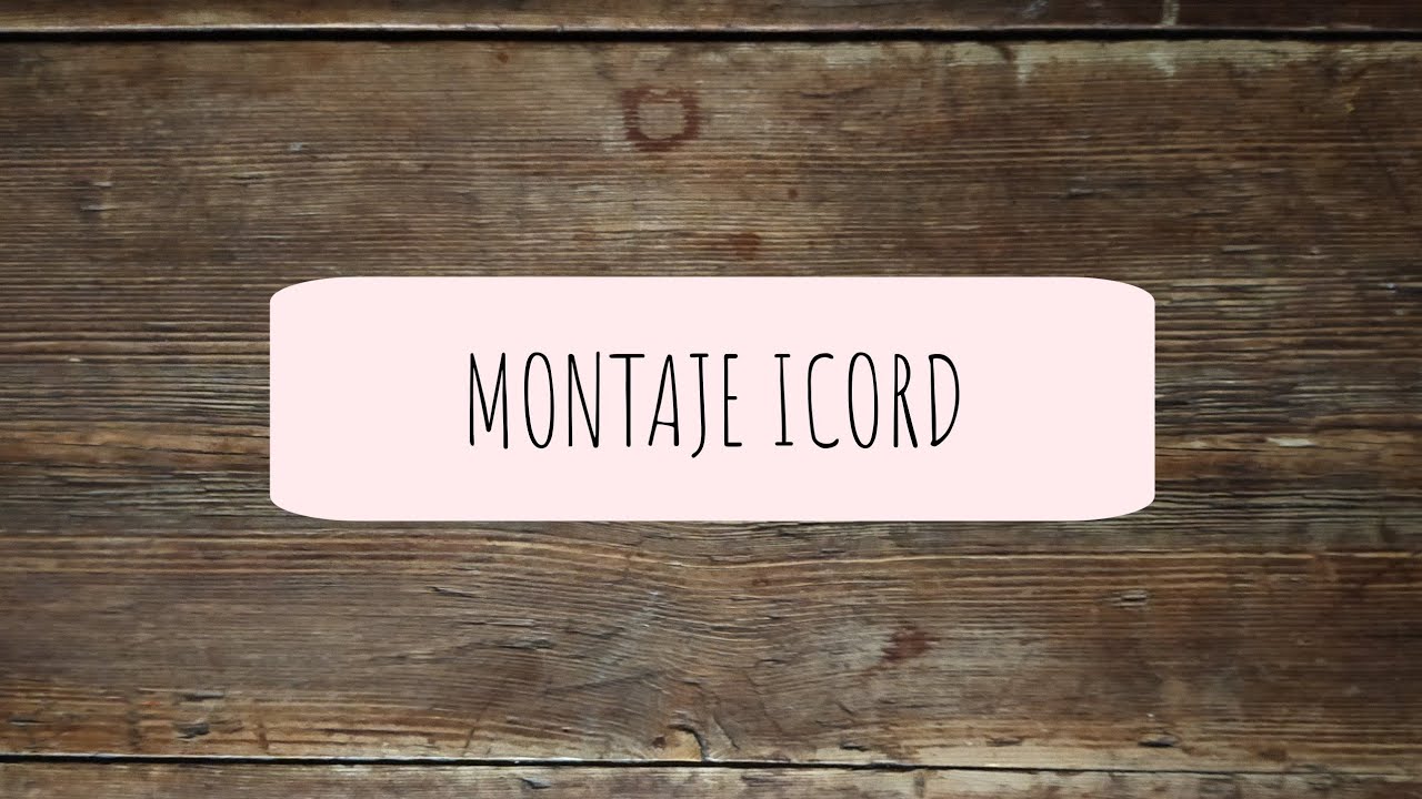 MONTAJE EN ICORD