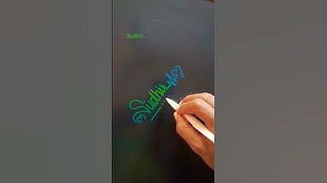 Sudhir... ✍️❣️#lettering #calligraphy #art #signature #shorts #like #shortvideo #love #short