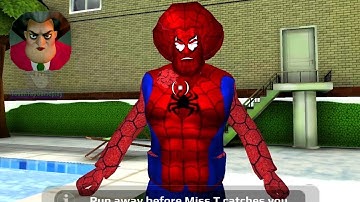 Scary Teacher 3D - Gameplay Walkthrough Part 19 - Chapter 10 New Teacher Spider-Man (Android IOS)