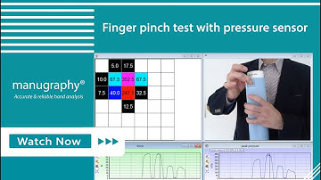 manugraphy: Finger pinch test  with pressure sensor | novel.de