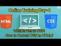 HTML CLASS DAY-4 | What is Flex property? | How to convert psd to html?
