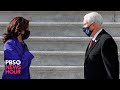 WATCH: Harris escorts Pences as he departs U.S. Capitol