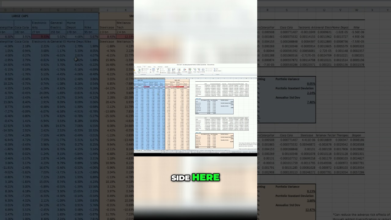 Portfolio Weighting Impact - Large vs Small Caps Explained