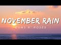 November rain  guns n roses lyrics