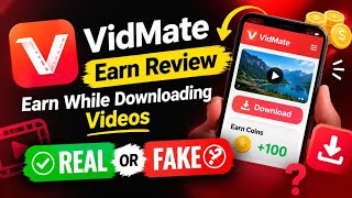 VidMate Earn Review 2026 | Earn While Downloading Videos – Real or Fake? screenshot 1