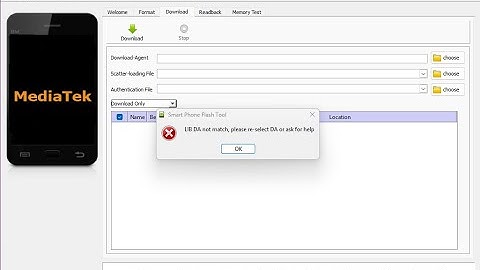 SP Flash Tool Hatası: “Lib DA Not Match” Çözümü (Kesin ve Kolay Yöntem!)