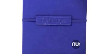 Nu Notebooks - Nu Era Style Soft Flexible PU Cover Elastic Journal - Blue screenshot 3