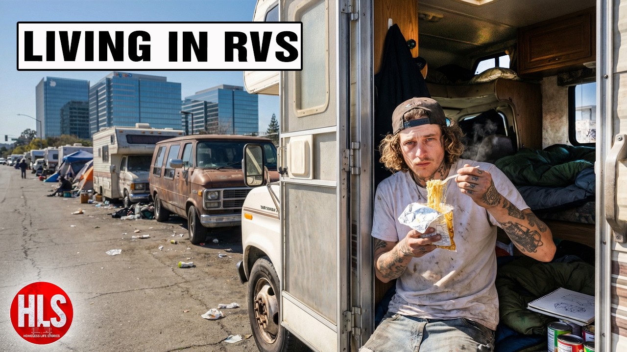 California Homeless Crisis 2026 : The Underground Cities Living in RVs