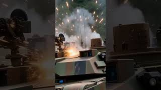 Can a Minigun Kill a Tank? 💀🔥 #M134 #Shorts #military #tank #army #warfare