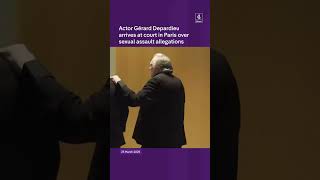 Actor Gérard Depardieu arrives at court in Paris over sexual assault allegations