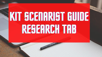 Kit Scenarist Guide//How to use the Research Tab//Free Scrivener