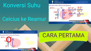 Konversi Suhu Celcius ke Reamur