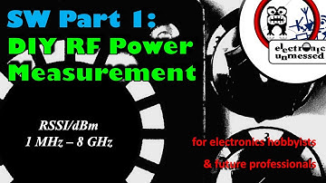 SW BUILD 1: DIY RF Power Measurement based on AD8318 Sensor, Arduino Nano and WS2812 LED (EP21)
