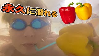 パプリカの中にある空気で無限に潜水するホイ!!  PDS