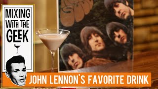 How to make John Lennon's Favorite Drink: Brandy Alexander | Cocktails paired with Records