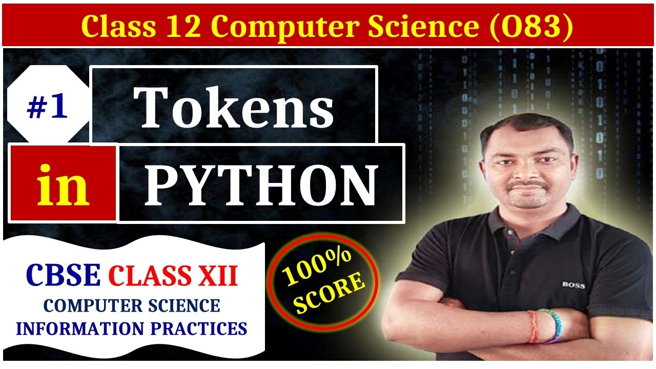 Class 12 CBSE computer science: Tokens in Python for beginners - YouTube