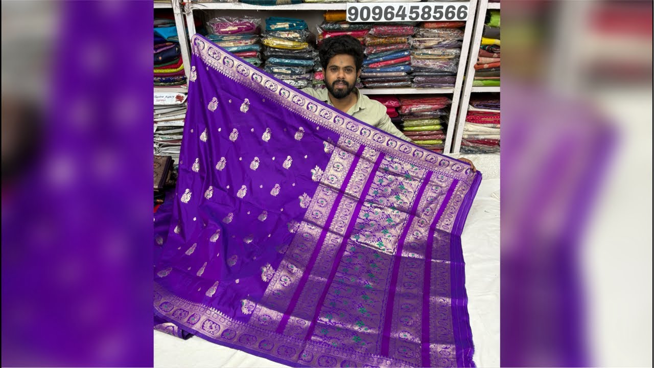 Peshwai Paithani / Batik Saree / zumka Paithani