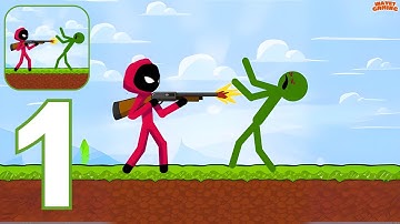 Stick vs Zombies - Gameplay Walkthrough Part 1 (Android, iOS)