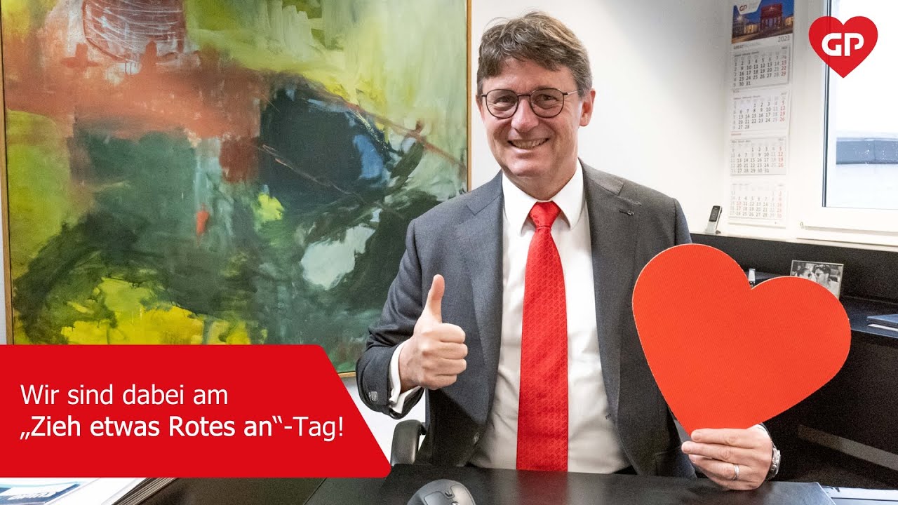 ❤️❗️Wir sind dabei und tragen Rot❗️❤️