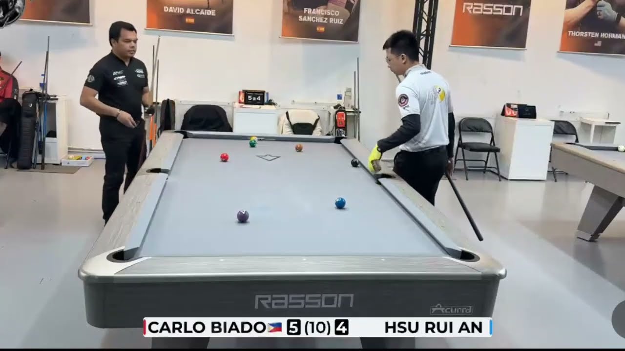 4th Universal Chinese Taipei 9 Ball Open 2026  Road To Top 16 😱! Carlo Biado 🇵🇭 🆚 🇹🇼 Hsu Rui An 
