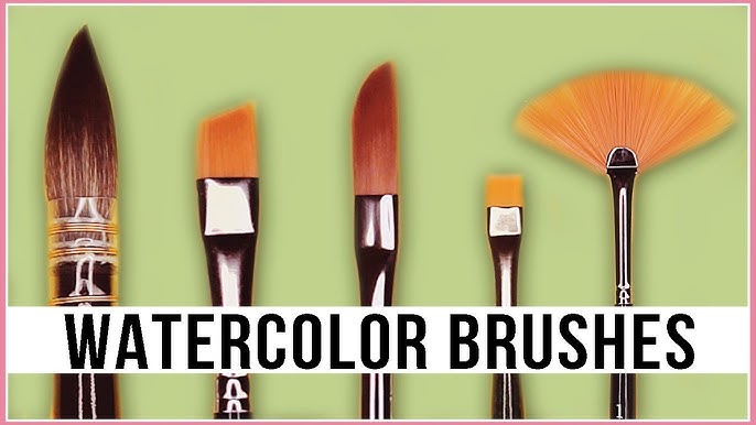 Watercolor Paint Brushes - Prevents Color Distortion - Flexible