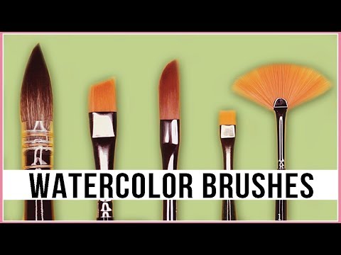 Video: How To Choose Watercolor Brushes