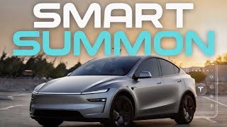 USING SMART SUMMON AT TARGET WITH TESLA FSD 14.3.2! 
