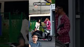 OTHER BIKERS RIZZ VS LAST ONE#edit #trending #trollface #troll #skulltroi #funny