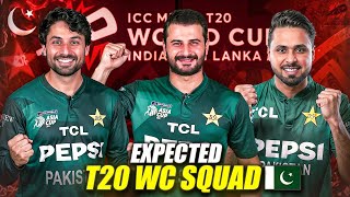 Predicting Pakistan’s T20 World Cup Squad 🔥 | My Expected 15 Players 👀
