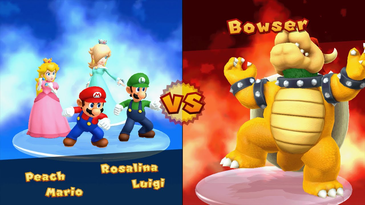 Mario Party 10 - Mario vs Peach vs Luigi vs Rosalina - Haunted Trail