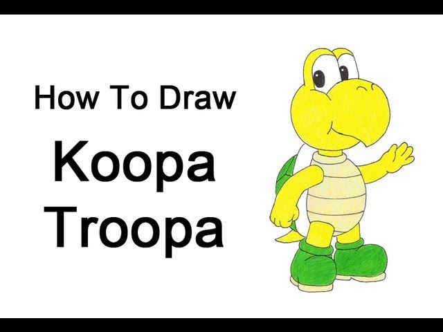 Koopa Drawing Como Desenhar Koopa Troopa