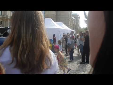 psy girls cover dance in russia. saint-petersburg