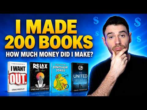 200 Books = How Much Money on Amazon KDP?