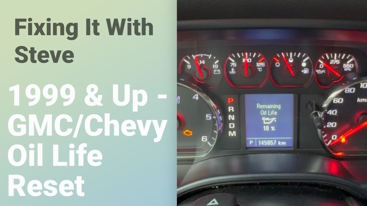 1999 And UP GMC And Chevy Oil Life Reset Gas Pedal Method FIWS 1999-and-up-gmc-and-chevy-oil-life-reset-gas-pedal-method-fiws