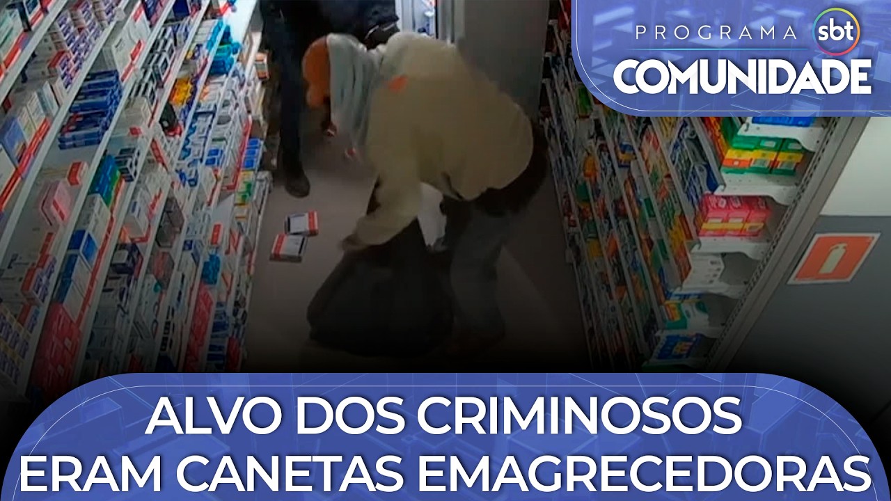 Invasão em farmácias: Alvo dos criminosos eram canetas emagrecedoras