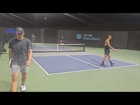 4.5+ Life Time Pickleball Games - Moeckelmann/Wallace v Lee/Heldridge [Game 5]