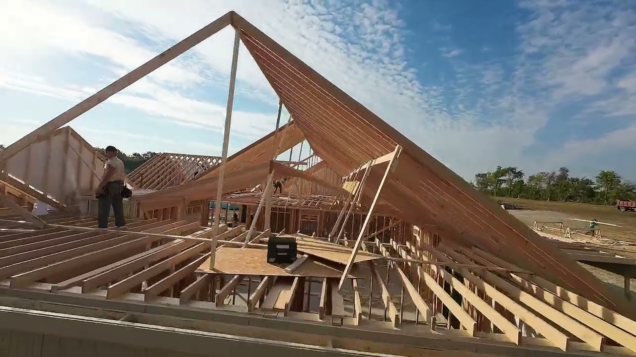 Drone flying home under construction part 3a