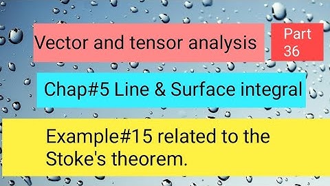 Example15 related to the Stoke
