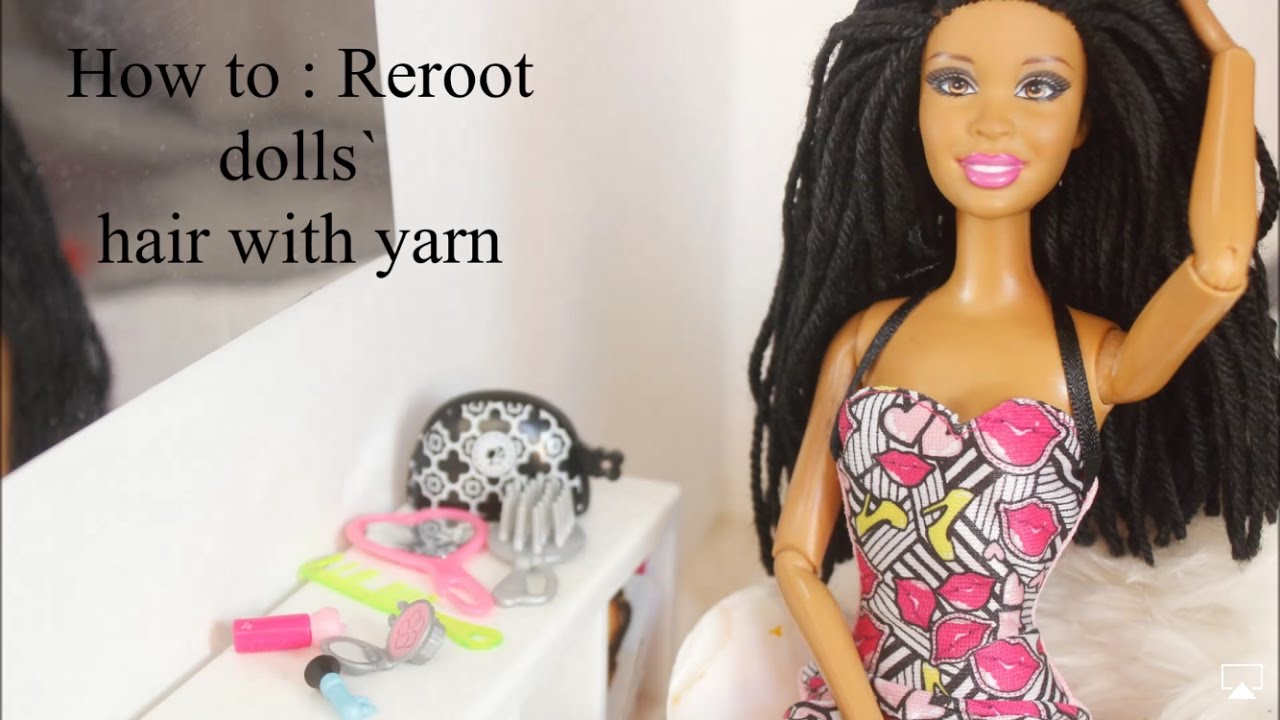 barbie yarn hair