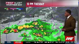 First Alert Forecast: Rain returns tomorrow, heavier later in the week