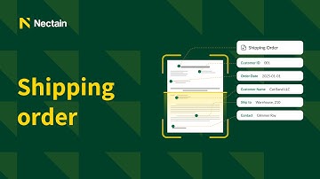 Shipping order | AI Data Extraction