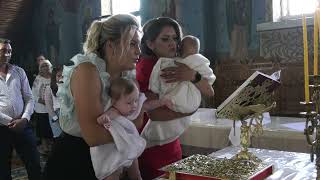 Două Nașe Cu Finii Lor , David Și Daria , La Botezul Ortodox . Full Hd Film Petru Studio 7K