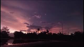 Timelapse video Awan Senja bergerak Estetik